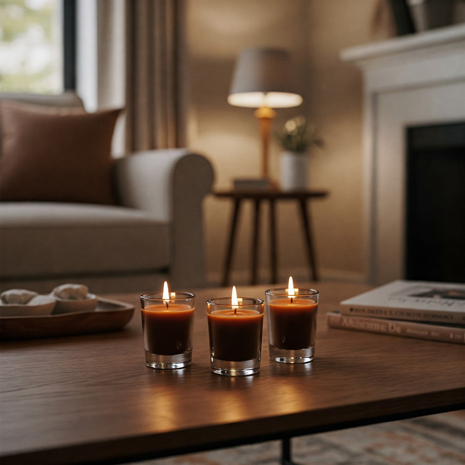 Shot Glass Chocolate Scented Aroma Candle – 75g (2.65 oz) - Image 2