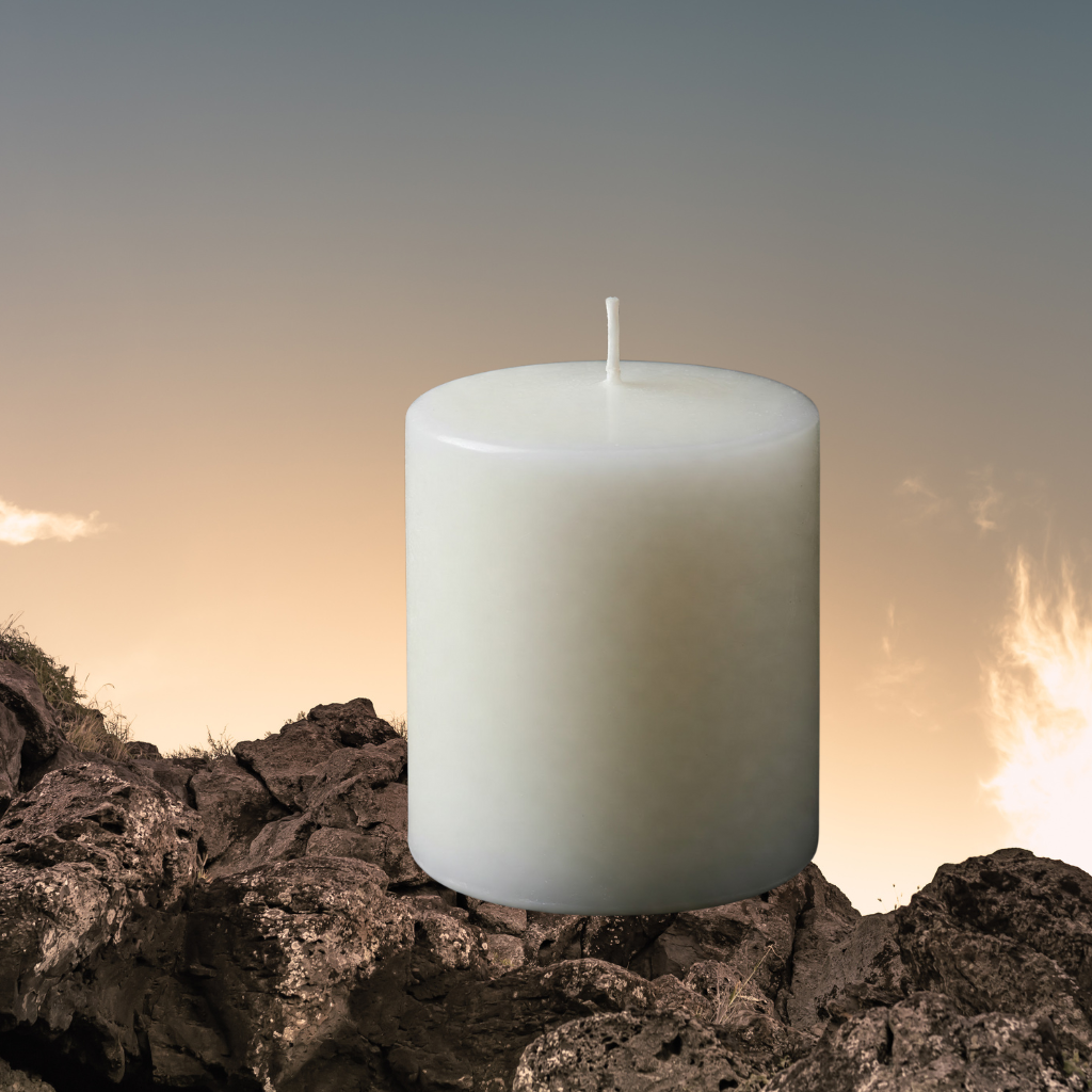 Jasmine Pillar Scented Aroma Candle - Image 5