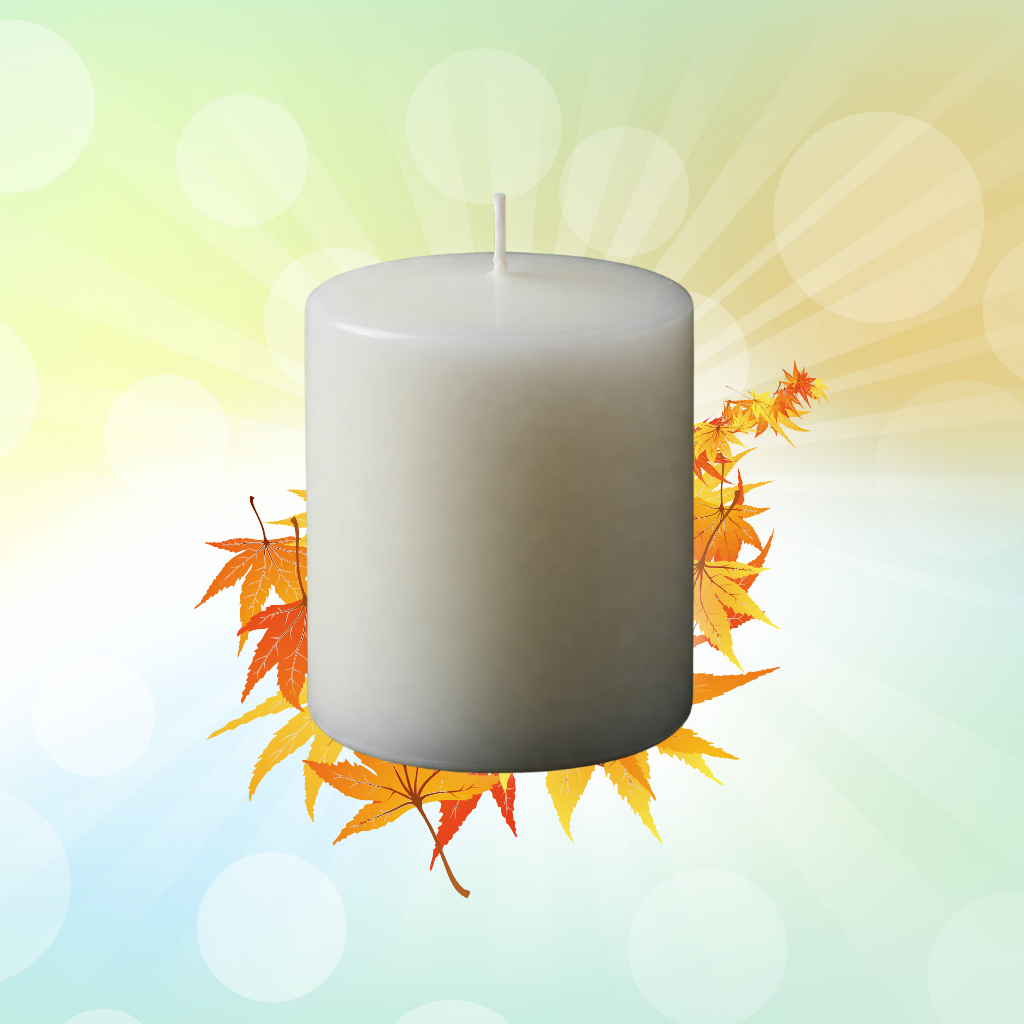 French Vanilla Pillar Scented Aroma Candle - Image 5