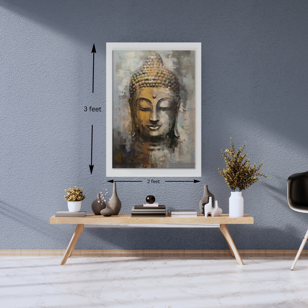 Eternal Calm – Buddha Canvas Wall Art - Image 3