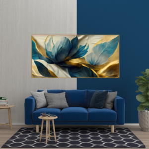 Velvet Botanica – Luxury Floral Canvas Art
