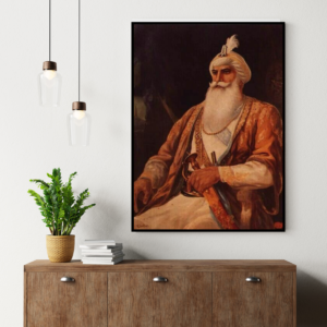 Sardar Jassa Singh Ahluwalia Ji - Founder of the Dal Khalsa Portrait Canvas Painting