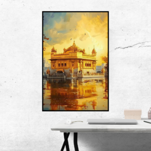 Shri Harmandir Sahib Ji - The Golden Temple, Amritsar Canvas Painting
