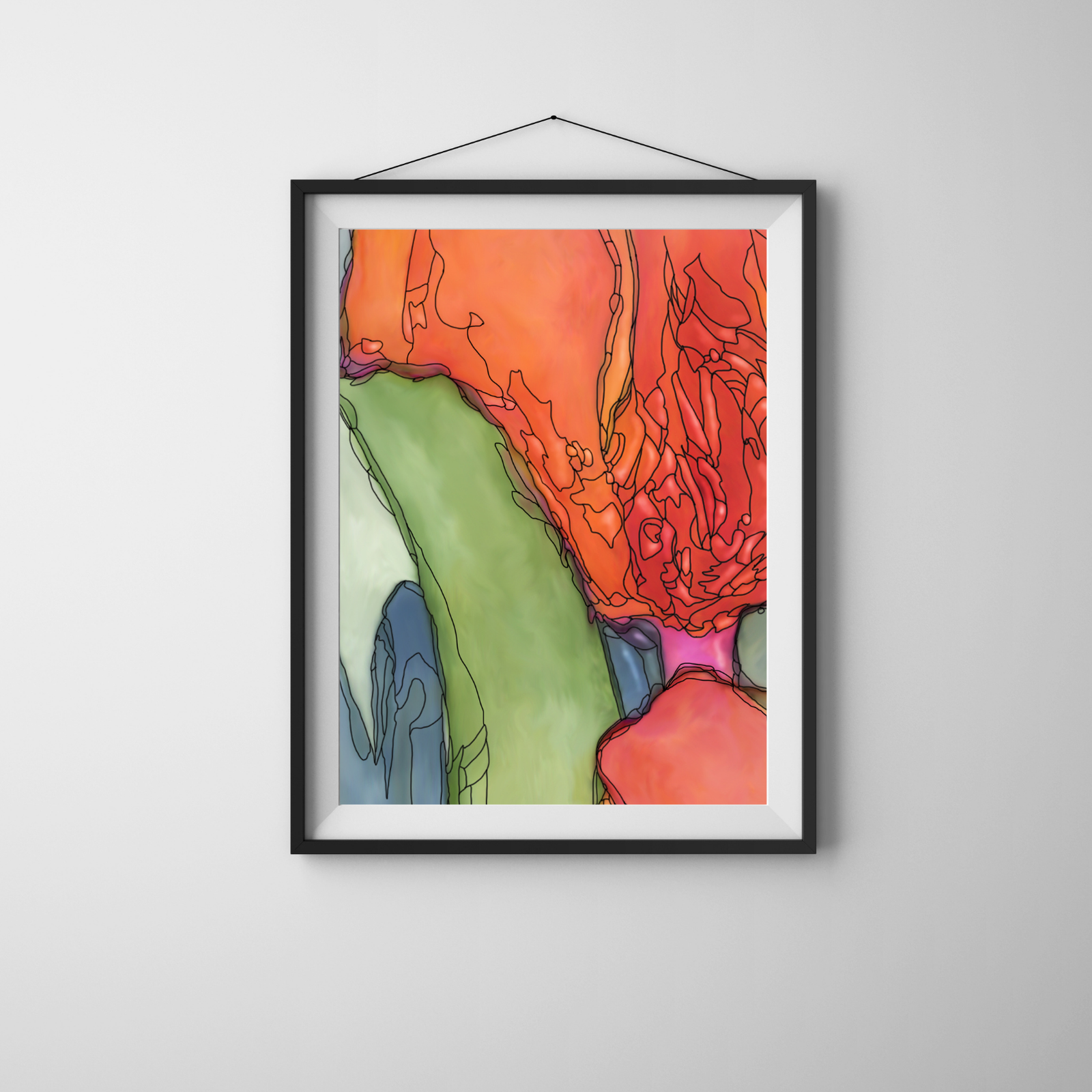 Petal Unbound Canvas Painting - Image 3