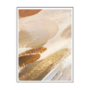 Gilded Horizon Canvas Painting