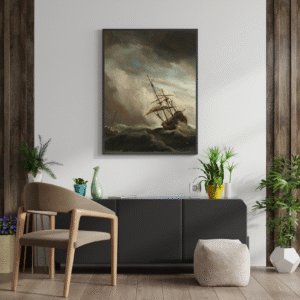 Tempest's Fury Canvas Painting Art O Hub