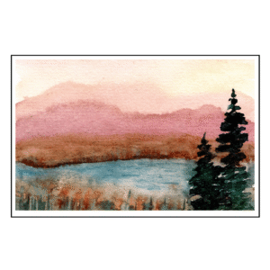 Lakeside Serenade Canvas Painting Art O Hub