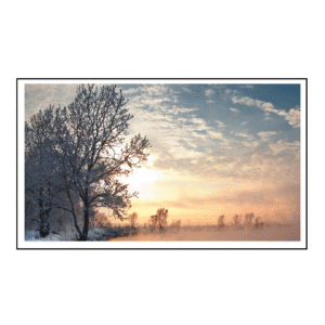 Frozen Dawn Canvas Painting Art O Hub