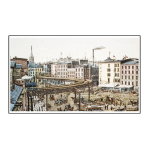 Metropolitan Echoes Canvas Painting Art O Hub