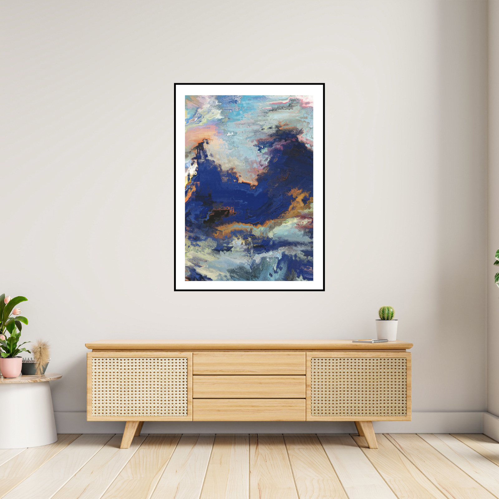 Azure Depths Canvas Painting Art O Hub - Image 3