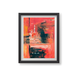 Crimson Pulse Canvas Painting Art O Hub
