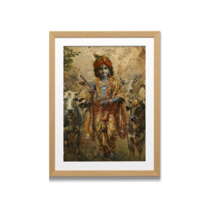 Krishna's Divine Intervention by Artohub