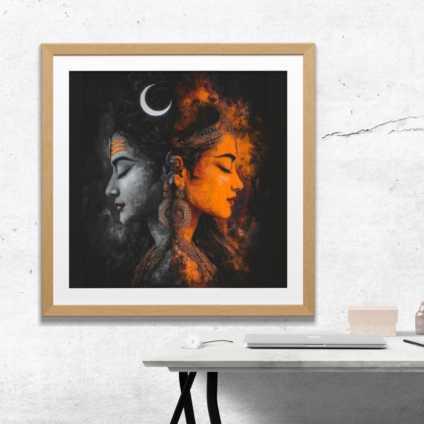 Flames of Ascendancy – Shiva in Moonlit Wrath - Image 3