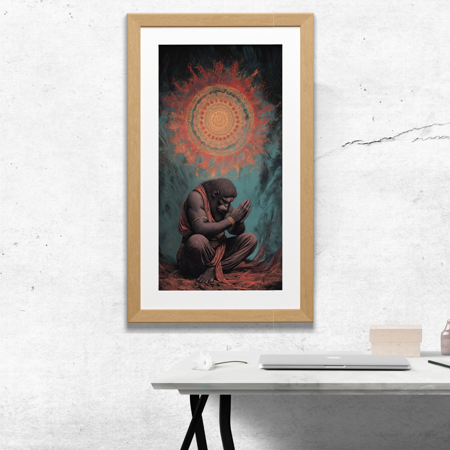 Hanuman’s Grace – Within the Mandala of Devotion - Image 2