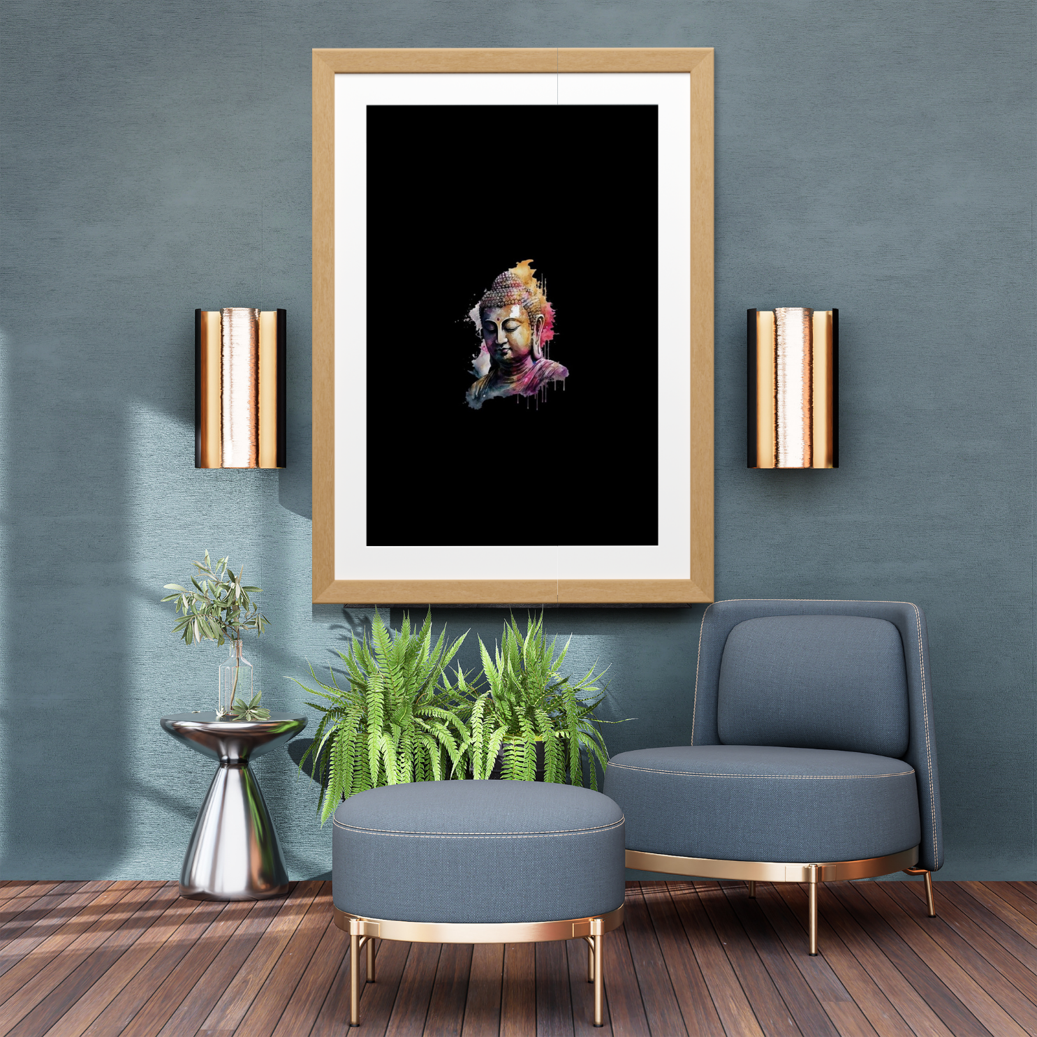 Radiant Stillness – Buddha in Bloom - Image 2