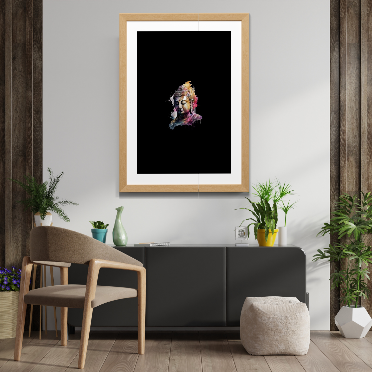 Radiant Stillness – Buddha in Bloom - Image 4