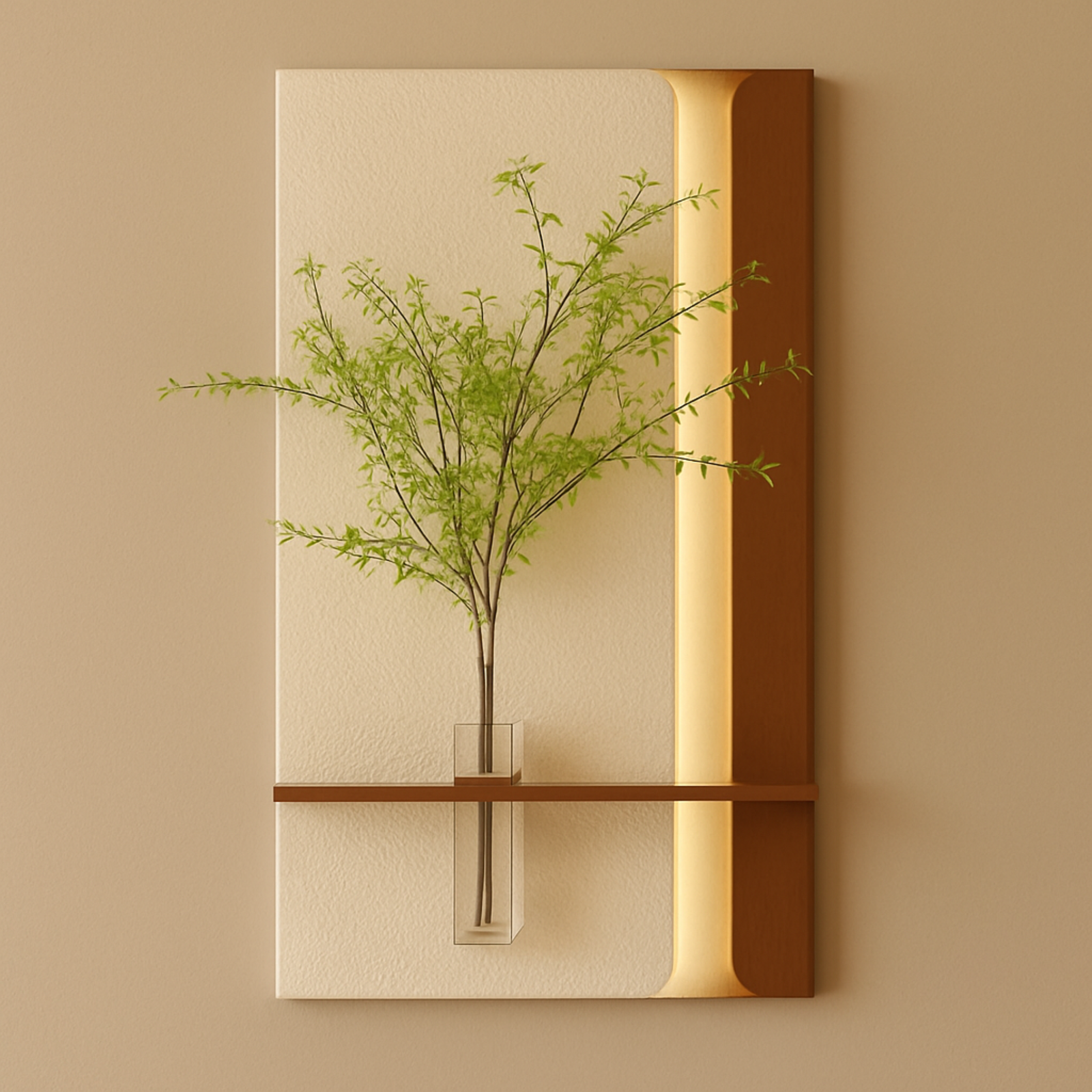 The Serene Glow - Botanical Wall Accent by Art O Hub - Image 6