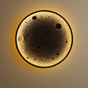 The Stellar Crater - Radiant Orb Art by Art O Hub