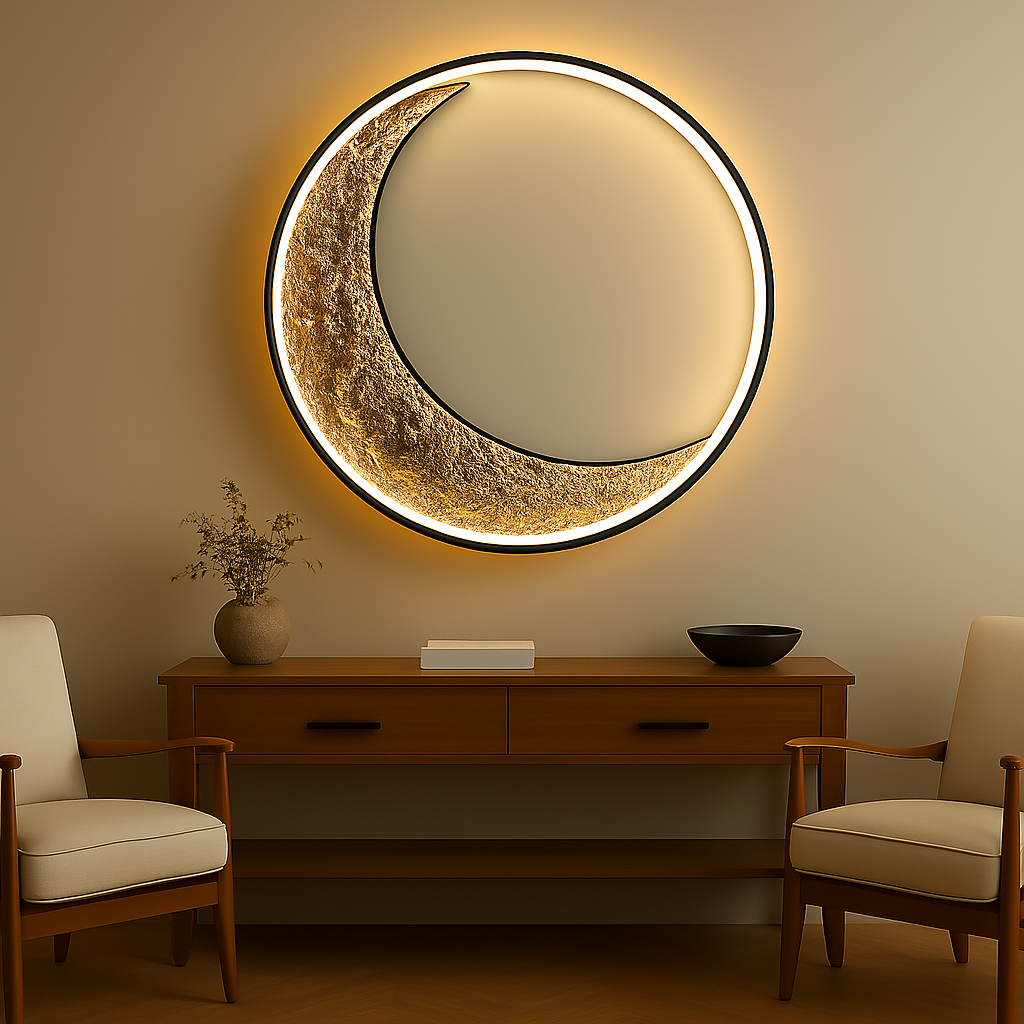 half moon wall ART