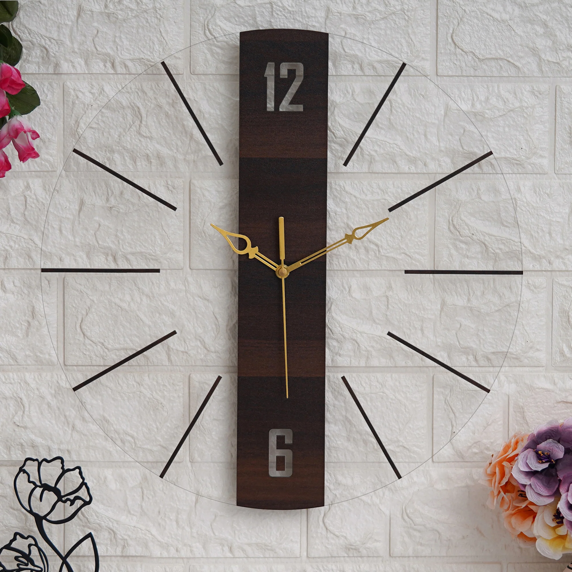 acrylic clock