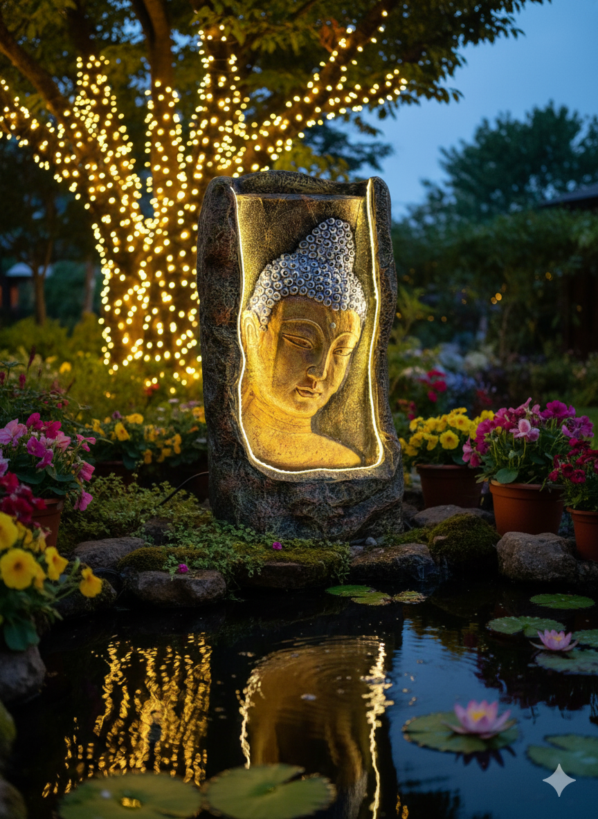buddha fountain