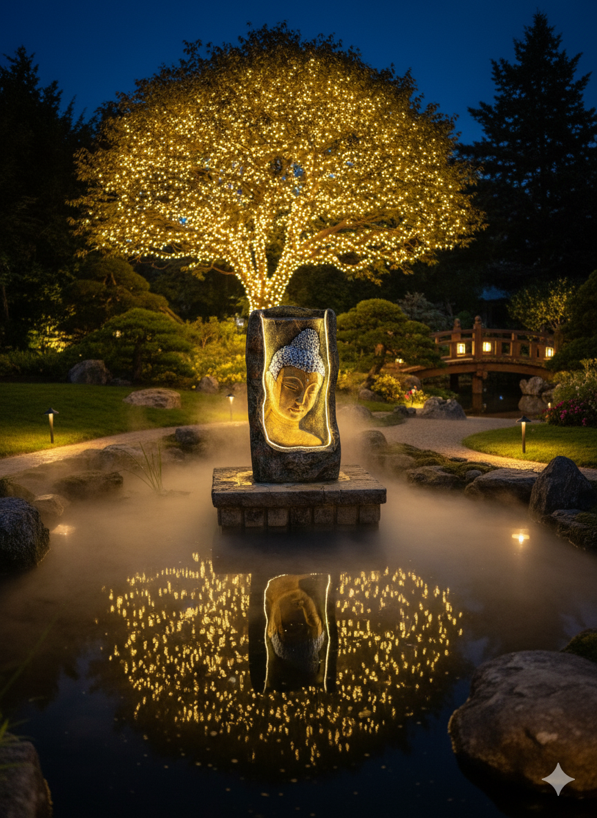 buddha fountain