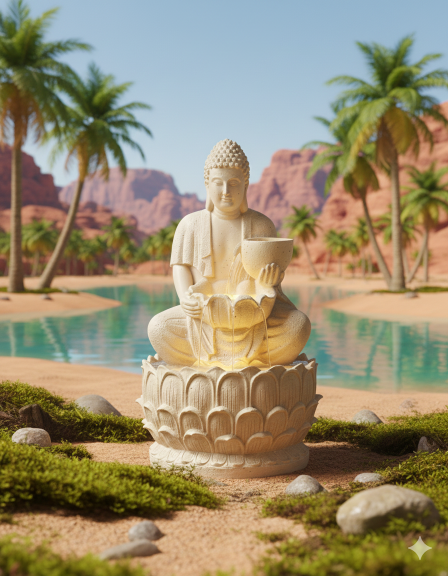 buddha fountain